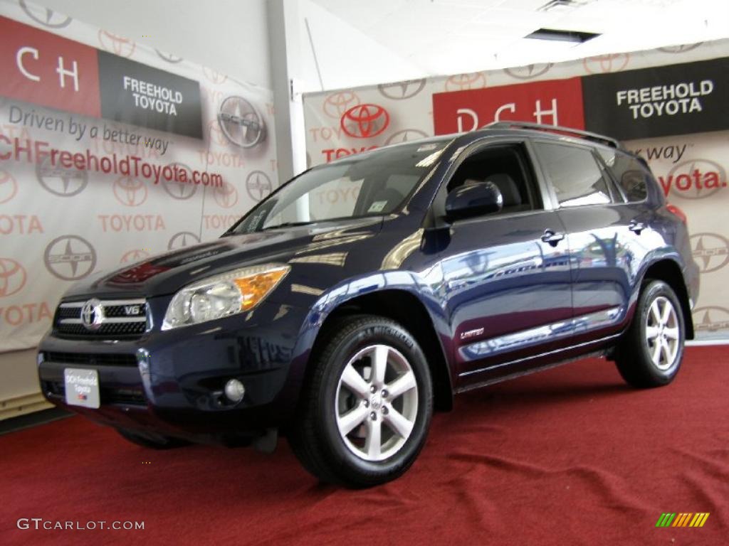 2007 RAV4 Limited 4WD - Nautical Blue Metallic / Ash Gray photo #1