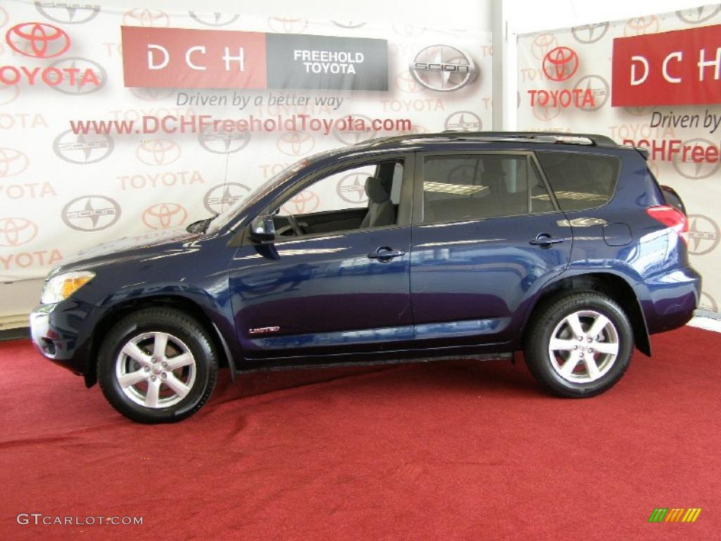 2007 RAV4 Limited 4WD - Nautical Blue Metallic / Ash Gray photo #4