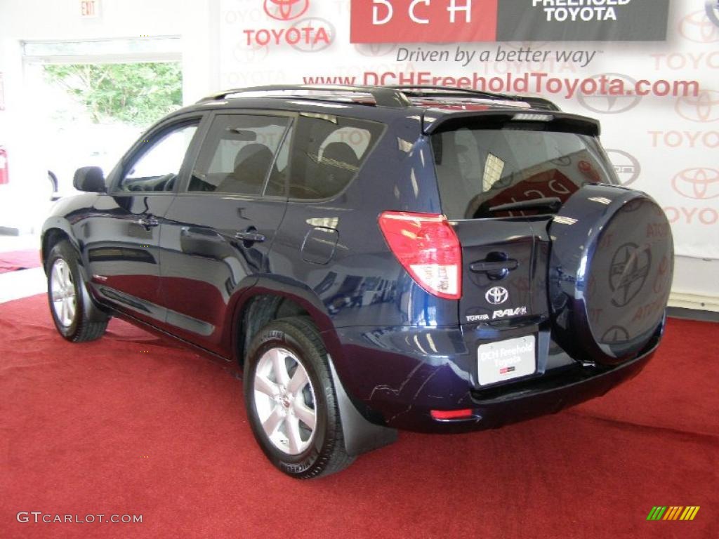 2007 RAV4 Limited 4WD - Nautical Blue Metallic / Ash Gray photo #6