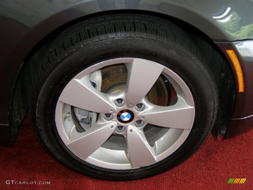 2008 5 Series 528xi Sedan - Platinum Grey Metallic / Black photo #13