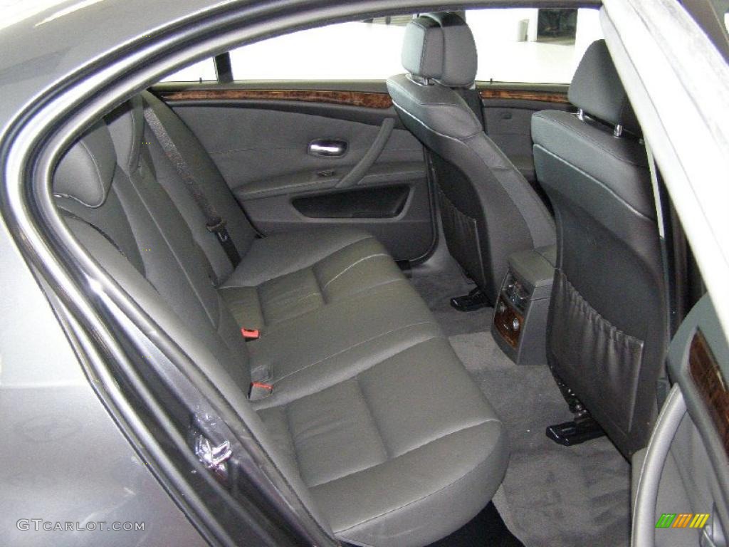 2008 5 Series 528xi Sedan - Platinum Grey Metallic / Black photo #32