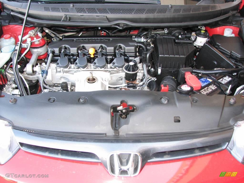 2007 Civic EX Coupe - Rallye Red / Black photo #20