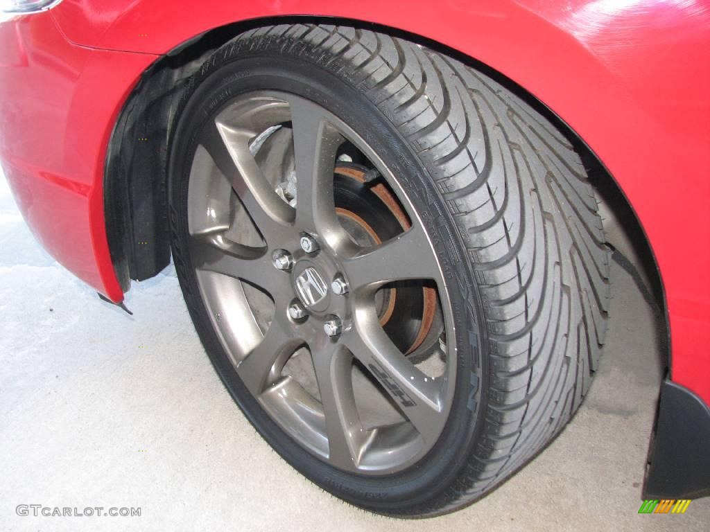 2007 Civic EX Coupe - Rallye Red / Black photo #22