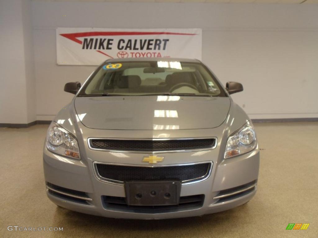 2009 Malibu LS Sedan - Golden Pewter Metallic / Titanium photo #2