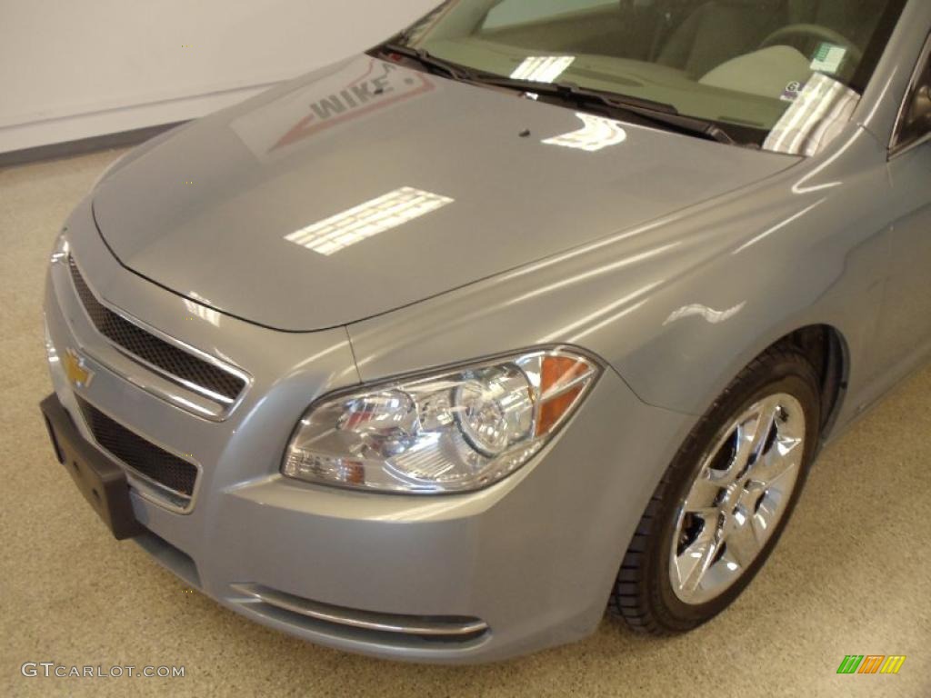 2009 Malibu LS Sedan - Golden Pewter Metallic / Titanium photo #8