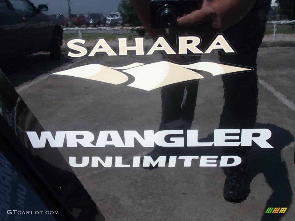 2007 Wrangler Unlimited Sahara - Black / Dark Slate Gray/Medium Slate Gray photo #4