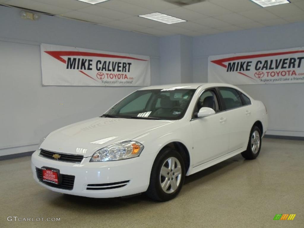 2010 Impala LS - Summit White / Gray photo #1