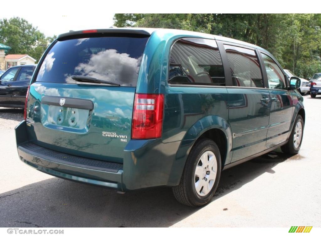 2009 Grand Caravan SE - Melbourne Green Pearl / Medium Slate Gray/Light Shale photo #2