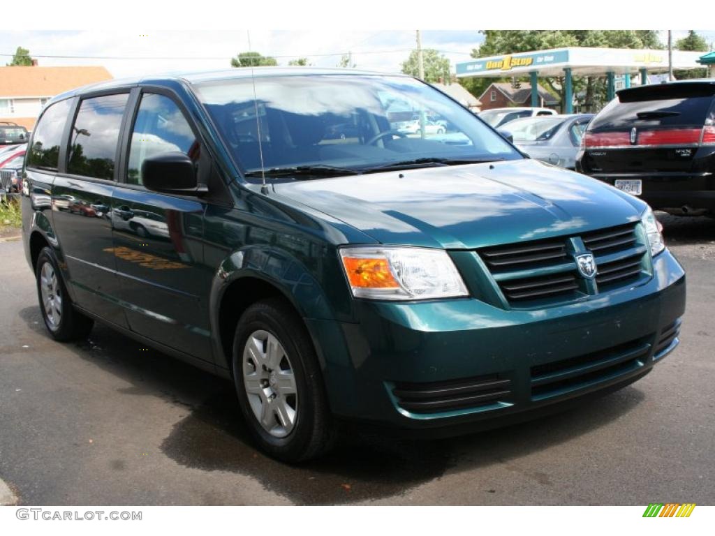 2009 Grand Caravan SE - Melbourne Green Pearl / Medium Slate Gray/Light Shale photo #20