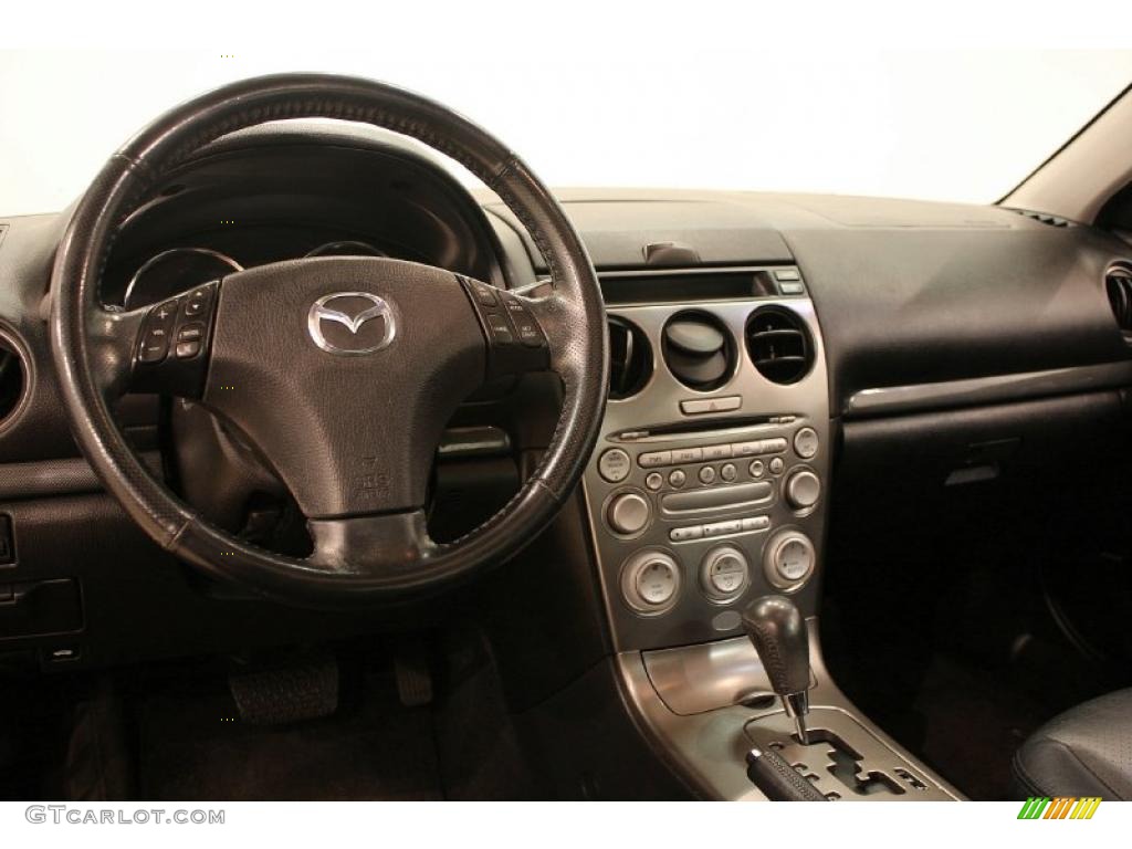 2004 MAZDA6 s Sport Sedan - Blazing Copper Metallic / Black photo #12