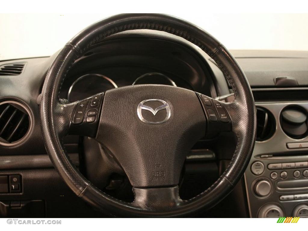 2004 MAZDA6 s Sport Sedan - Blazing Copper Metallic / Black photo #13