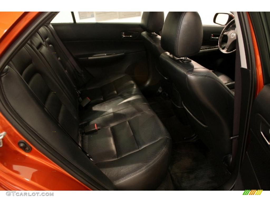 2004 MAZDA6 s Sport Sedan - Blazing Copper Metallic / Black photo #20