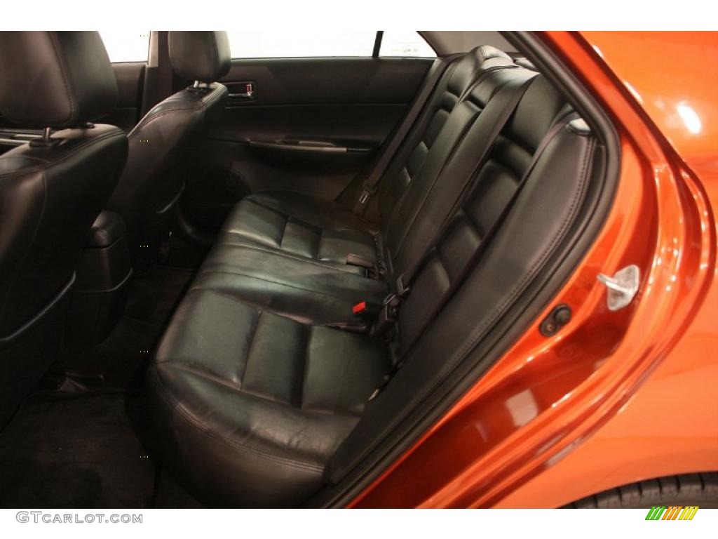 2004 MAZDA6 s Sport Sedan - Blazing Copper Metallic / Black photo #21