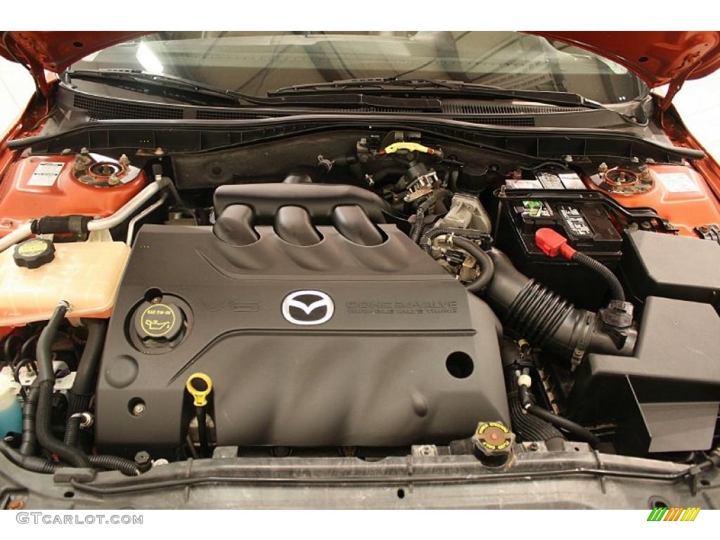 2004 MAZDA6 s Sport Sedan - Blazing Copper Metallic / Black photo #24