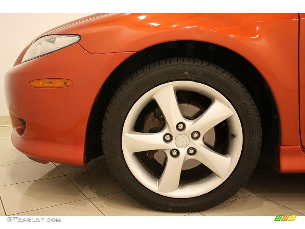2004 MAZDA6 s Sport Sedan - Blazing Copper Metallic / Black photo #26