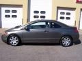 2007 Galaxy Gray Metallic Honda Civic LX Coupe  photo #15