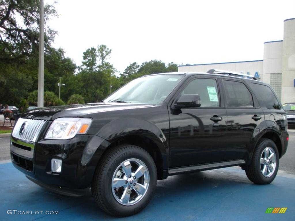 2011 Mariner Premier V6 - Tuxedo Black Metallic / Stone photo #1