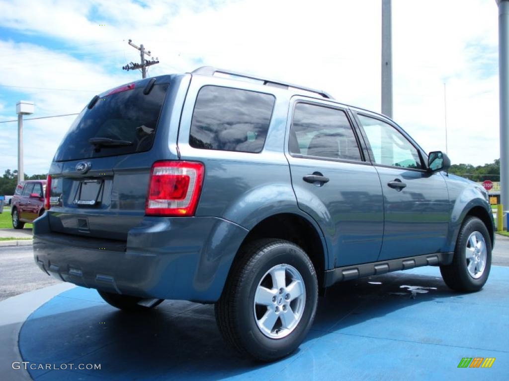 2011 Escape XLT - Steel Blue Metallic / Charcoal Black photo #3