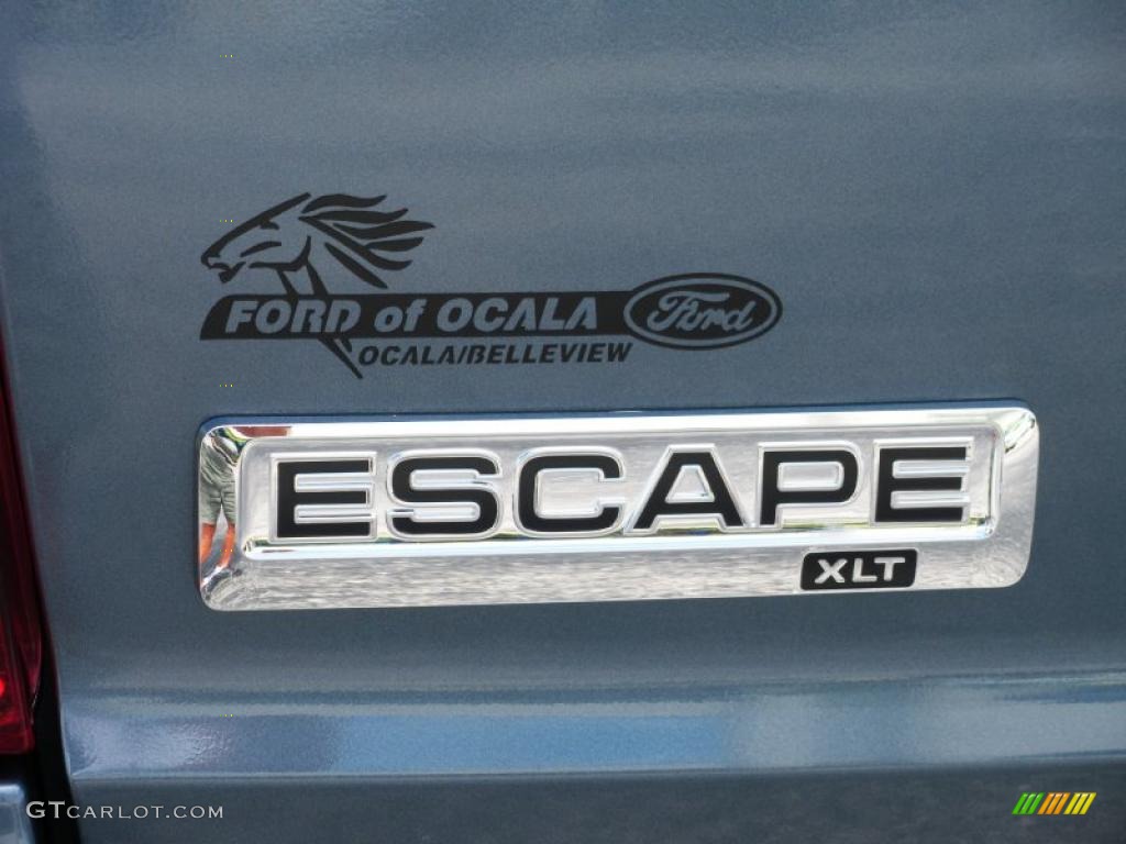 2011 Escape XLT - Steel Blue Metallic / Charcoal Black photo #4