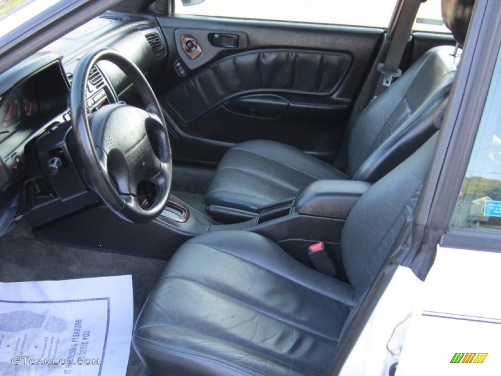 1998 Legacy GT Limited Sedan - Glacier White / Black photo #13