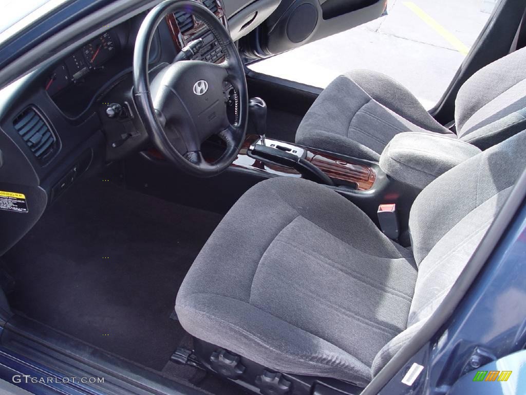 2005 Sonata GLS V6 - Ardor Blue / Black photo #6
