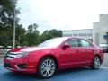 2011 Red Candy Metallic Ford Fusion SE  photo #1