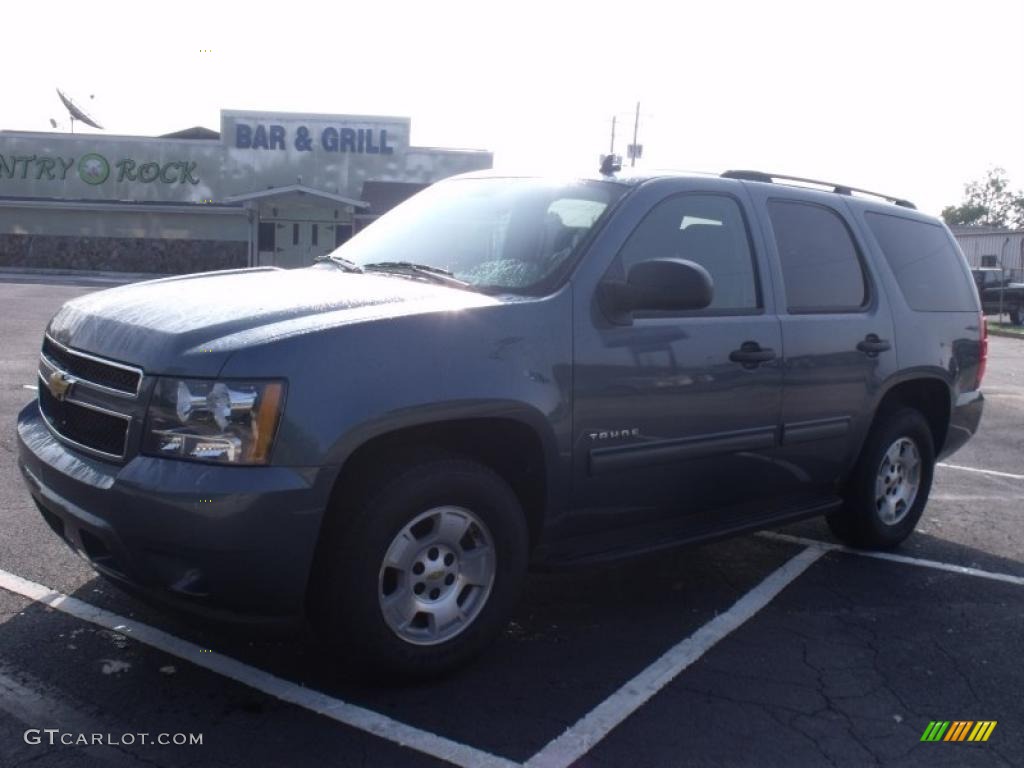 2010 Tahoe LS - Blue Granite Metallic / Ebony photo #3