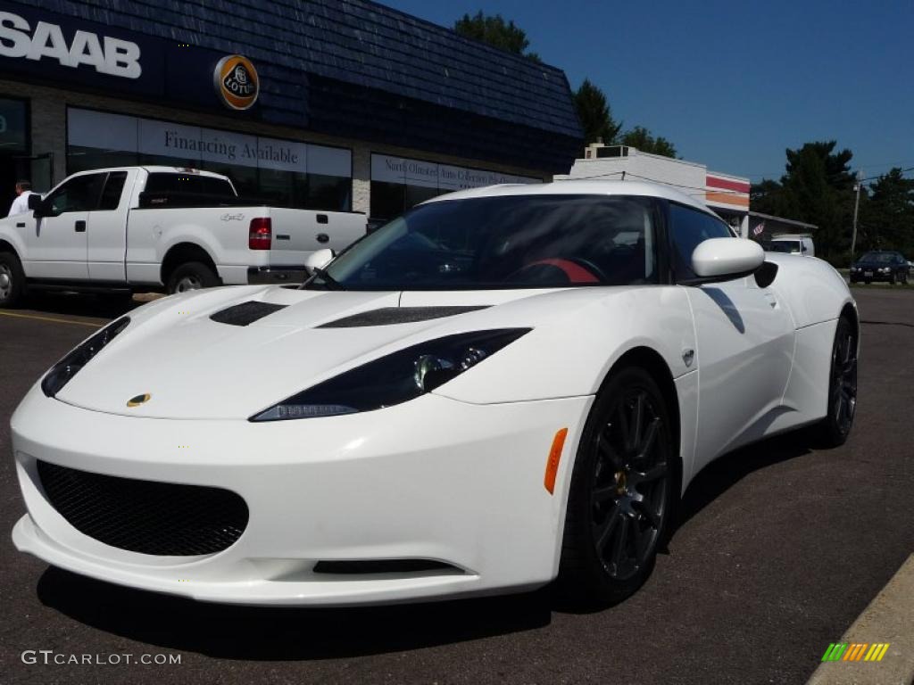2010 Evora Coupe - Aspen White / Paprika Leather photo #1