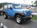 2010 Surf Blue Pearl Jeep Wrangler Sport Islander Edition 4x4  photo #3