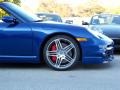 2009 Aqua Blue Metallic Porsche 911 Turbo Cabriolet  photo #7