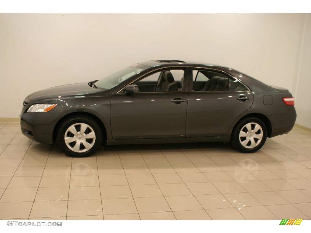 2008 Camry LE V6 - Magnetic Gray Metallic / Bisque photo #4