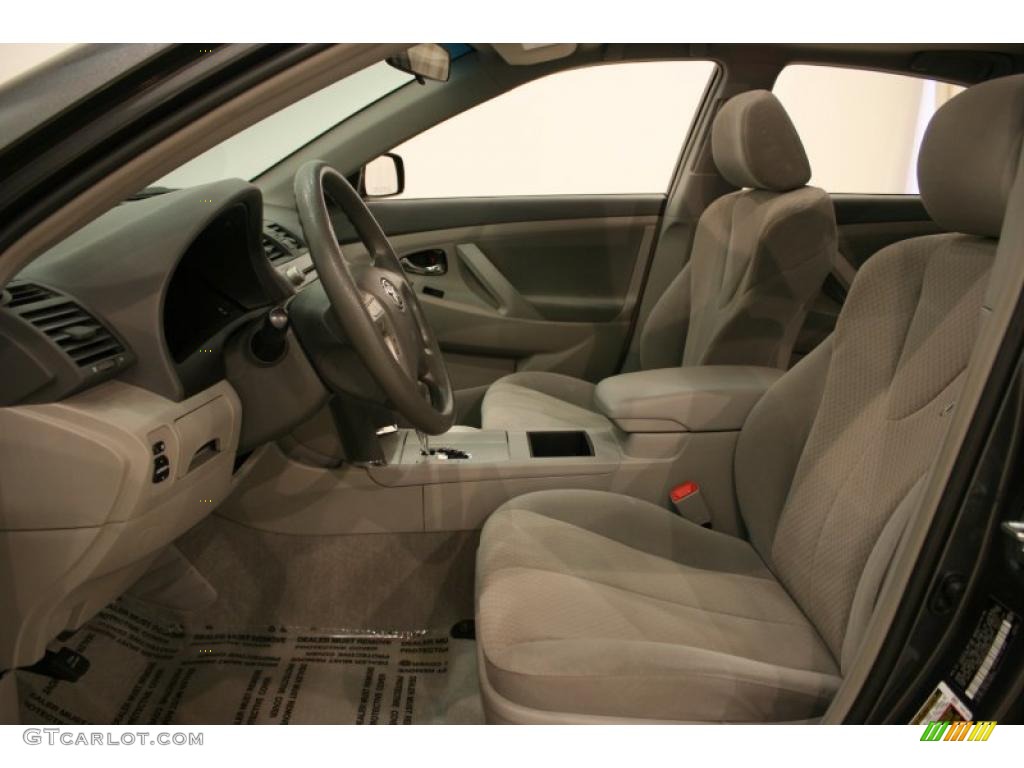 2008 Camry LE V6 - Magnetic Gray Metallic / Bisque photo #9