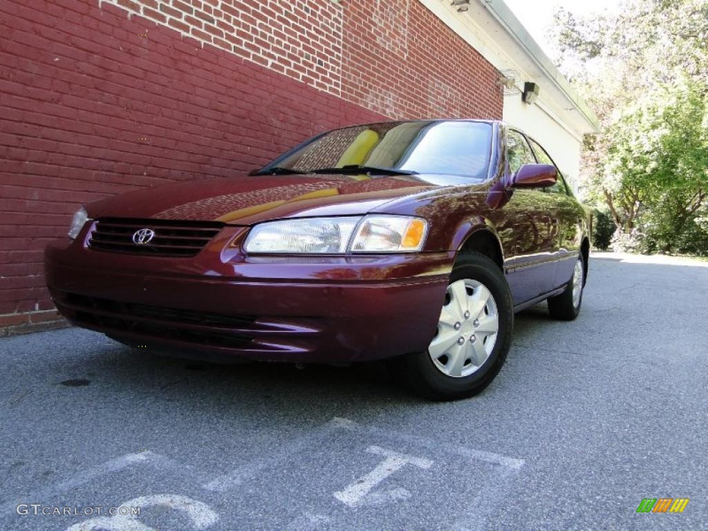 1998 Camry CE - Ruby Pearl / Oak photo #1