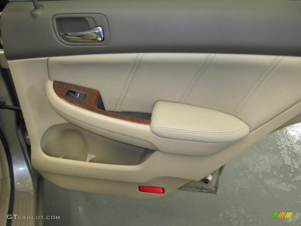 2006 Accord EX-L V6 Sedan - Desert Mist Metallic / Ivory photo #9