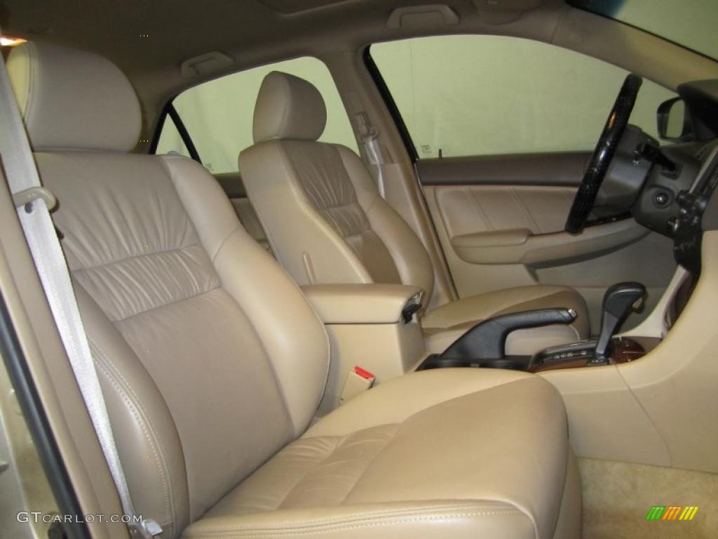 2006 Accord EX-L V6 Sedan - Desert Mist Metallic / Ivory photo #12