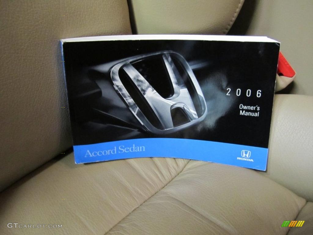2006 Accord EX-L V6 Sedan - Desert Mist Metallic / Ivory photo #13