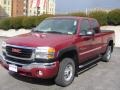 2005 Fire Red GMC Sierra 2500HD SLE Extended Cab 4x4  photo #2