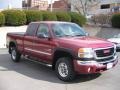 2005 Fire Red GMC Sierra 2500HD SLE Extended Cab 4x4  photo #8