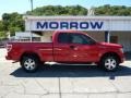 2009 Bright Red Ford F150 STX SuperCab 4x4  photo #1