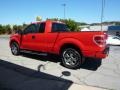 2009 Bright Red Ford F150 STX SuperCab 4x4  photo #7