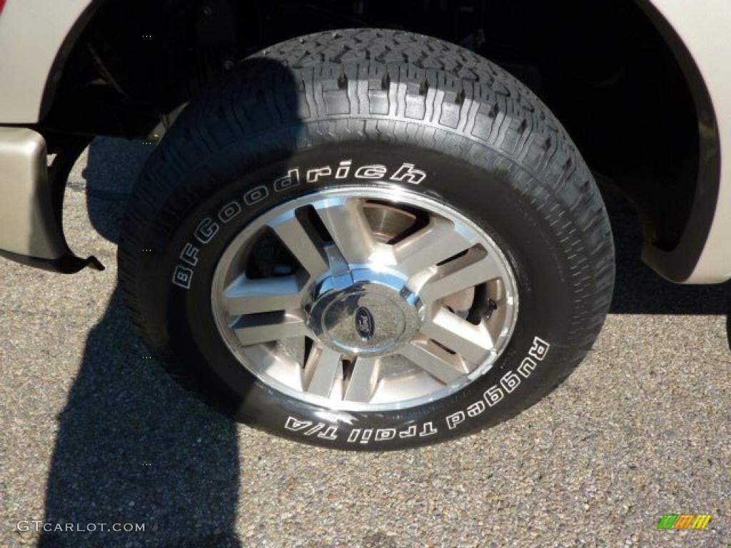 2007 F150 Lariat SuperCab 4x4 - Redfire Metallic / Black photo #9