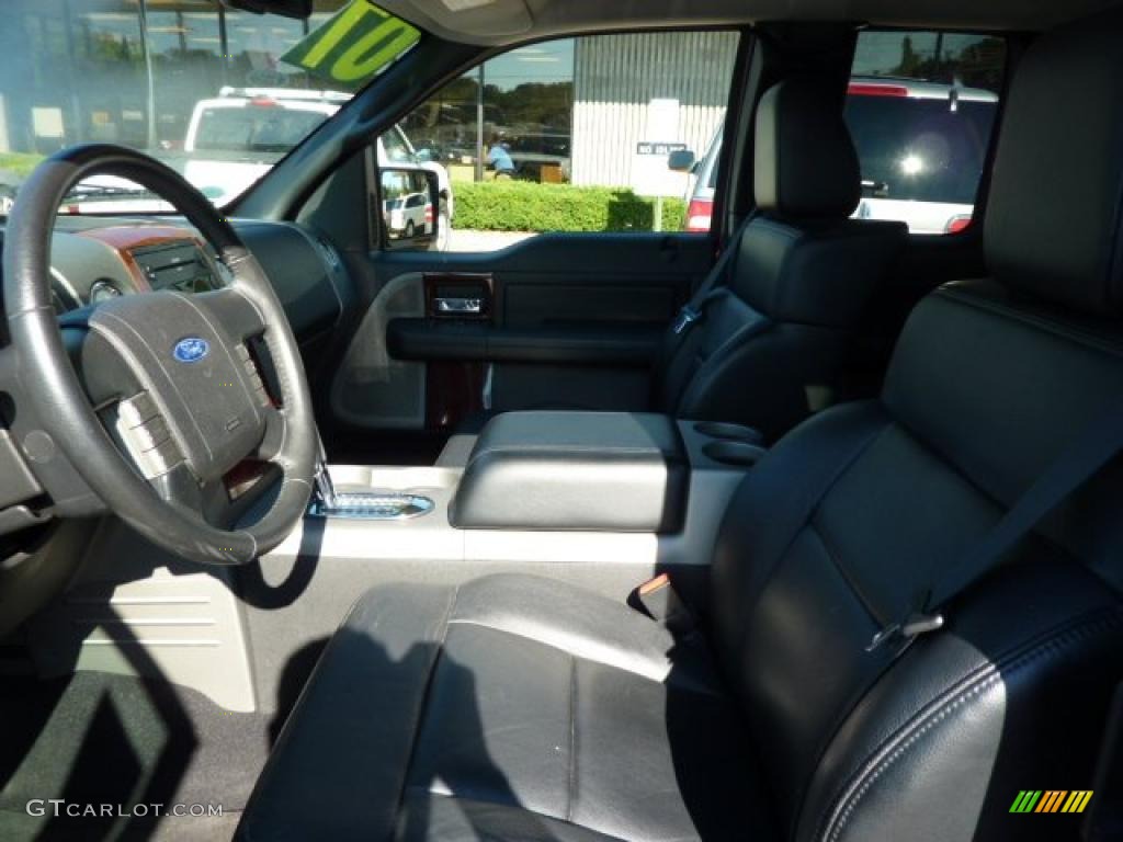 2007 F150 Lariat SuperCab 4x4 - Redfire Metallic / Black photo #10