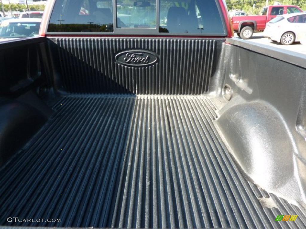 2007 F150 Lariat SuperCab 4x4 - Redfire Metallic / Black photo #15