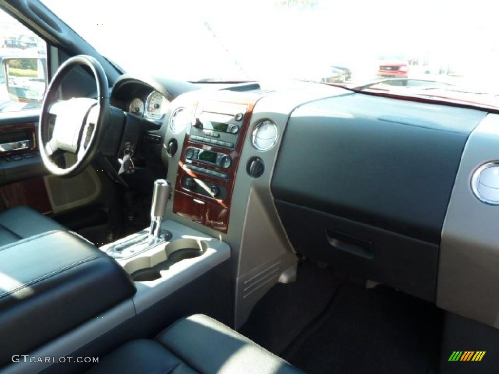 2007 F150 Lariat SuperCab 4x4 - Redfire Metallic / Black photo #17