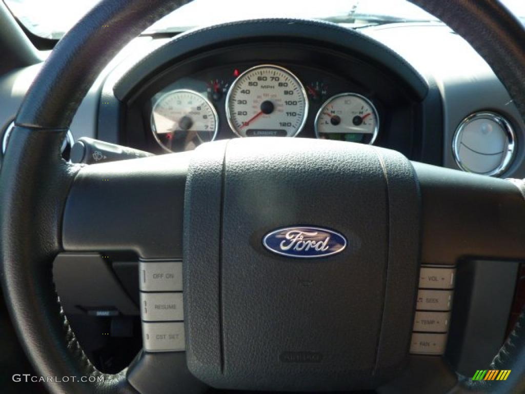 2007 F150 Lariat SuperCab 4x4 - Redfire Metallic / Black photo #19