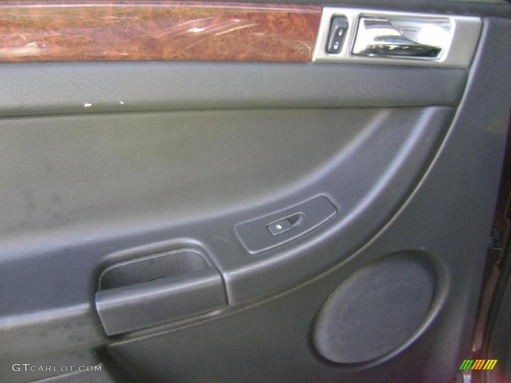 2004 Pacifica AWD - Deep Molten Red Pearl / Dark Slate Gray photo #10