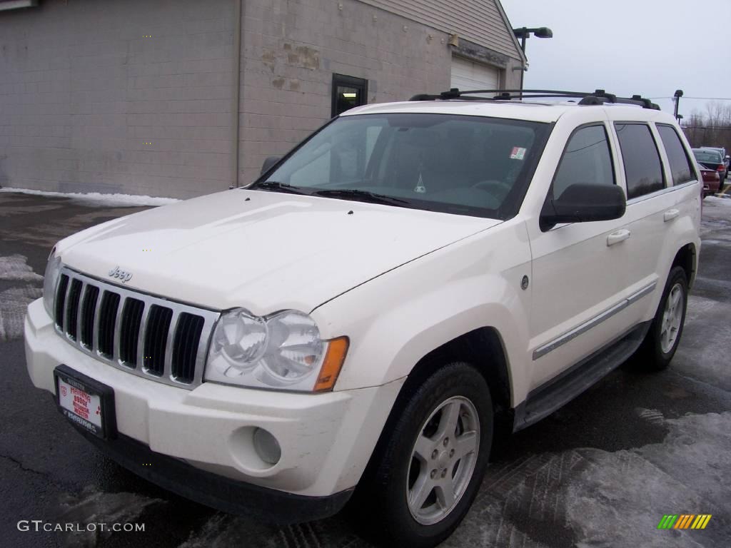 2005 Grand Cherokee Limited 4x4 - Stone White / Medium Slate Gray photo #1