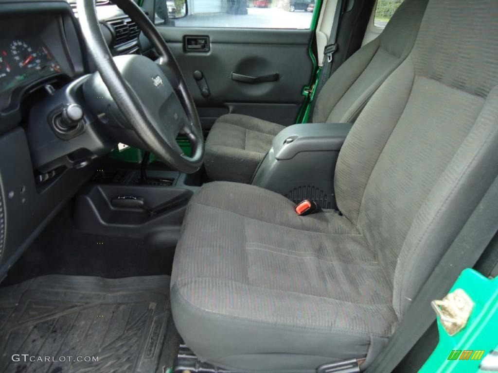 2004 Wrangler Sport 4x4 - Electric Lime Green Pearl / Dark Slate Gray photo #5