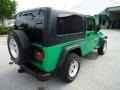 2004 Electric Lime Green Pearl Jeep Wrangler Sport 4x4  photo #10