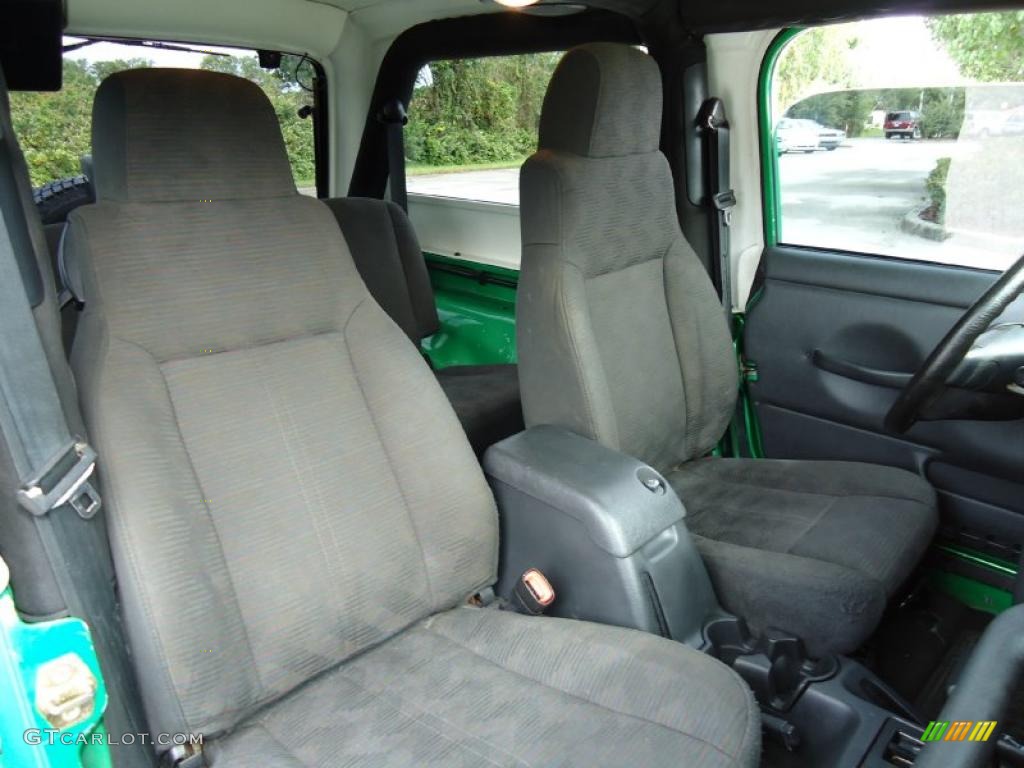 2004 Wrangler Sport 4x4 - Electric Lime Green Pearl / Dark Slate Gray photo #15